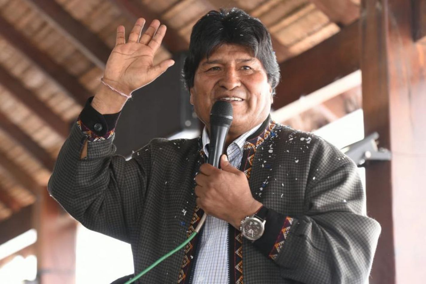 Evo Morales ya se mueve como jefe de campaña del MAS  
