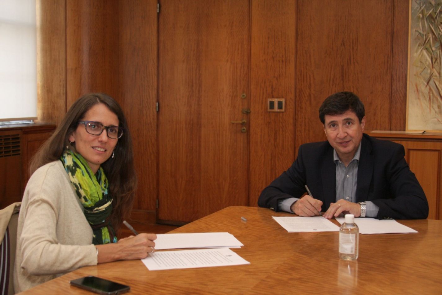 Gómez Alcorta y Arroyo firmaron un convenio para incluir a personas en situación de violencia de género
