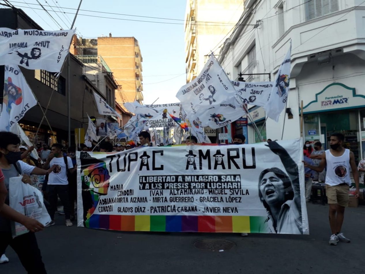 La Tupac Amaru reorganizada se mostró en las calles jujeñas