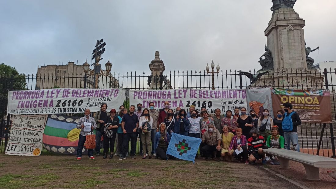 Abrazo simbólico: comunidades esperan que Diputados prorroguen la ley de emergencia territorial indígena