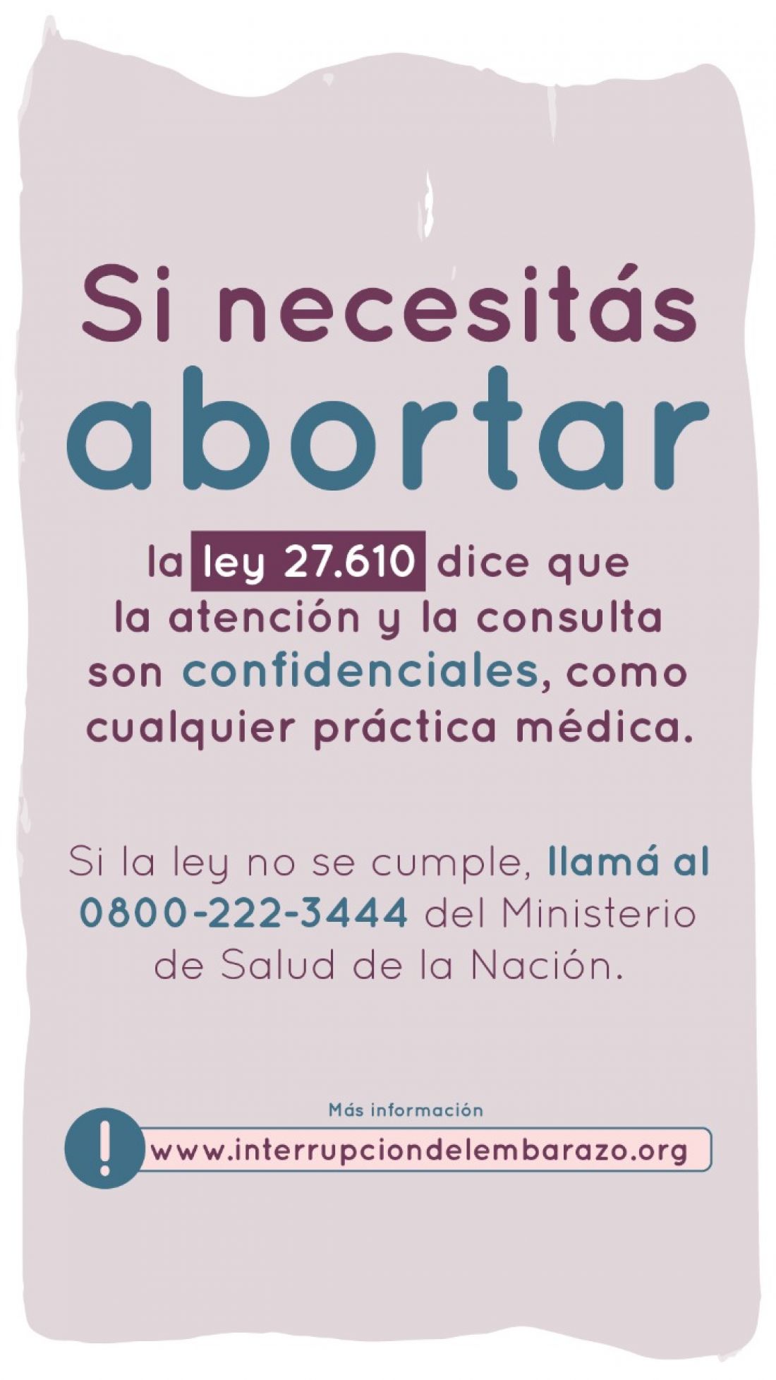 Campaña en Jujuy ante necesidad de información e implementación de la ley 27610 de salud sexual y reproductiva