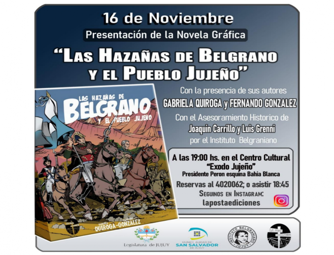 Proyecto en Diputados para que la novela gráfica sobre Belgrano realizada por jujeña sea declarada obra de interés