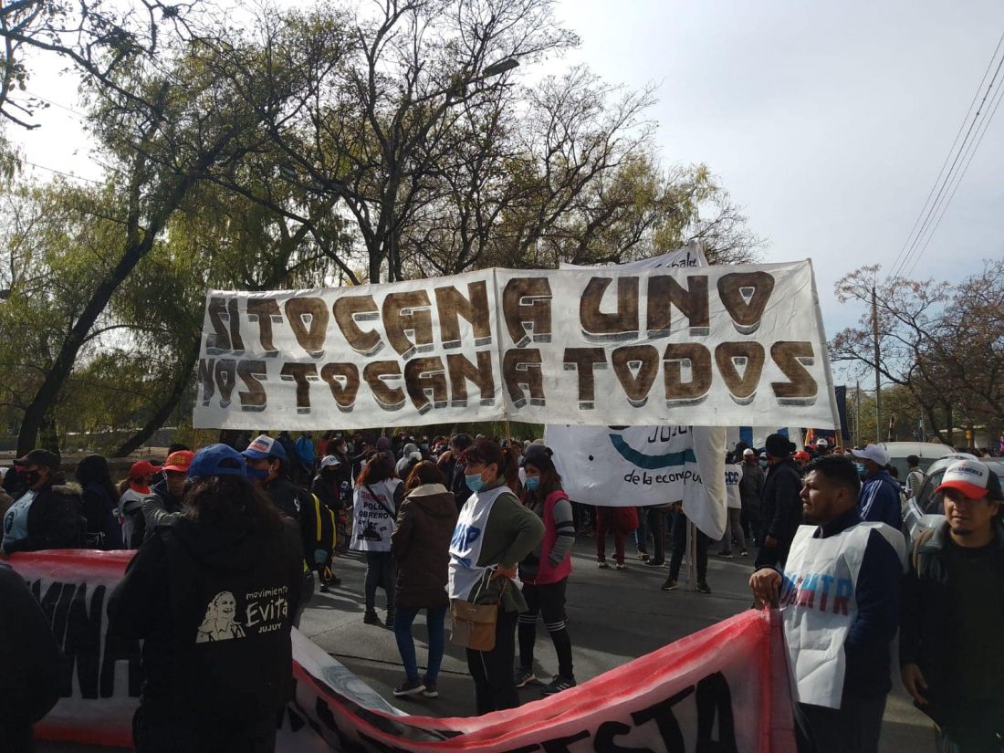 Paro docente y multitudinaria movilización de organizaciones en Jujuy, jornada clave para Morales