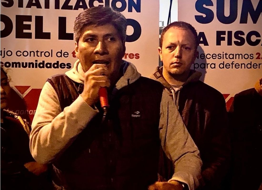 Alejandro Vilca:"Lo que está en juego en estas elecciones son dos proyectos de provincia "
