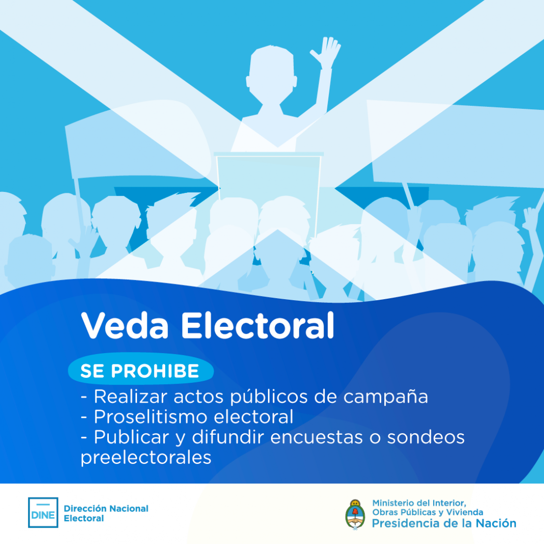 Comenzó la veda electoral en Jujuy y dos provincias más