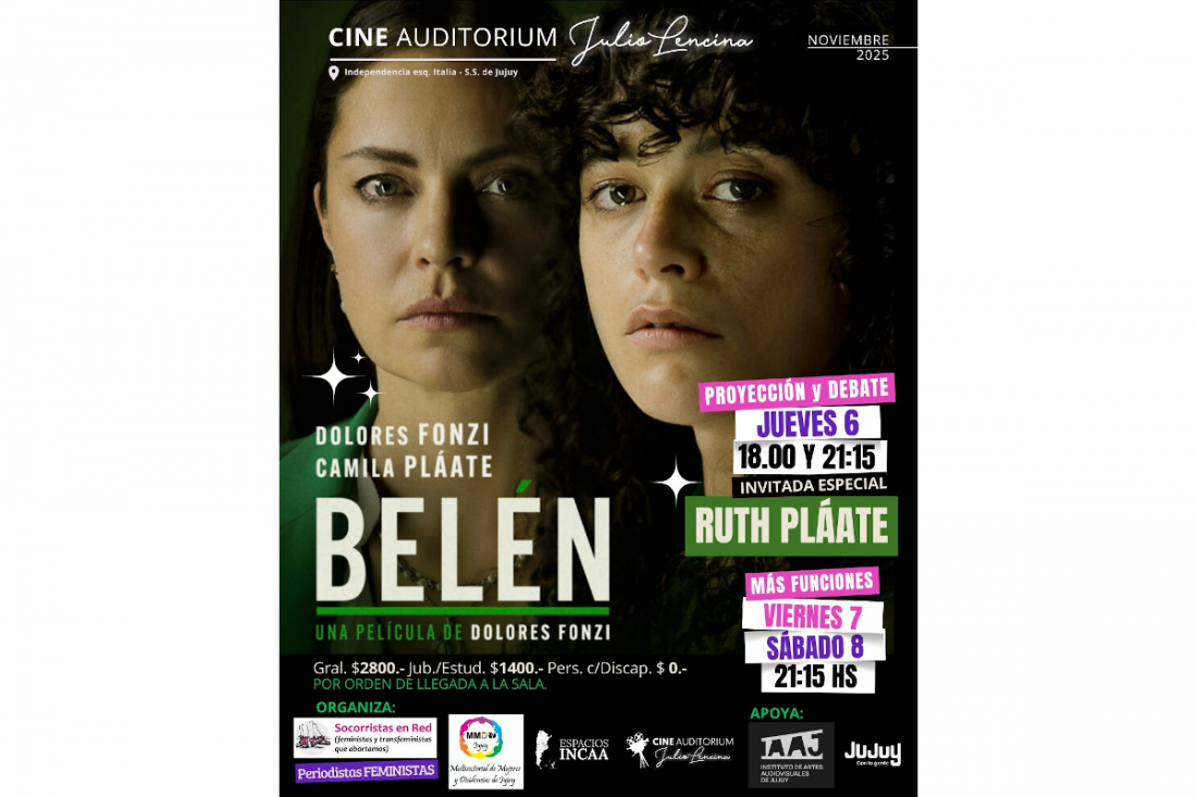 Belén, la película nominada al Oscar llega a Jujuy
