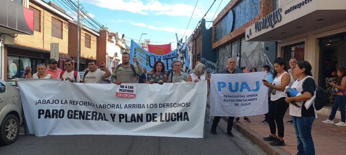 Jujuy también se plantó en contra de la reforma laboral