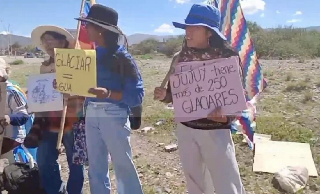 Comunidades Indígenas se manifiestan en Jujuy en contra de la Reforma de Ley de Glaciares