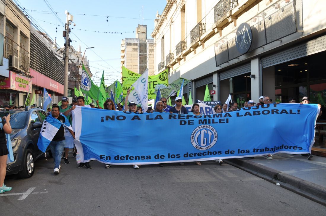 Sindicatos en Jujuy se suman a las protestas contra la Reforma Laboral, habrá paro y movilización
