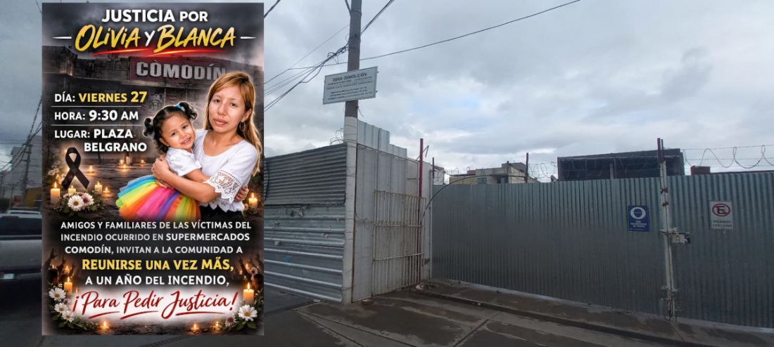 A un año del incendio del supermercado Comodín, familias de las víctimas exigen justicia