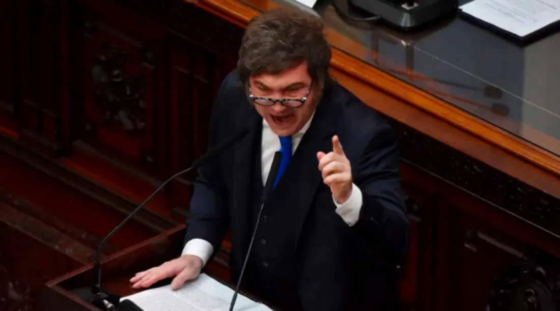 Mucho insulto y datos que contradicen la realidad, el discurso de Javier Milei en el Congreso