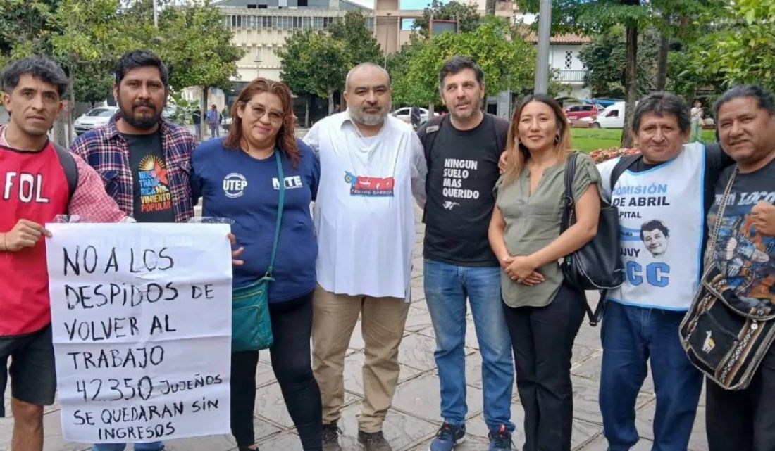 “Trabajo sin salario es esclavitud”, organizaciones movilizan en Jujuy por la baja del programa Volver al Trabajo