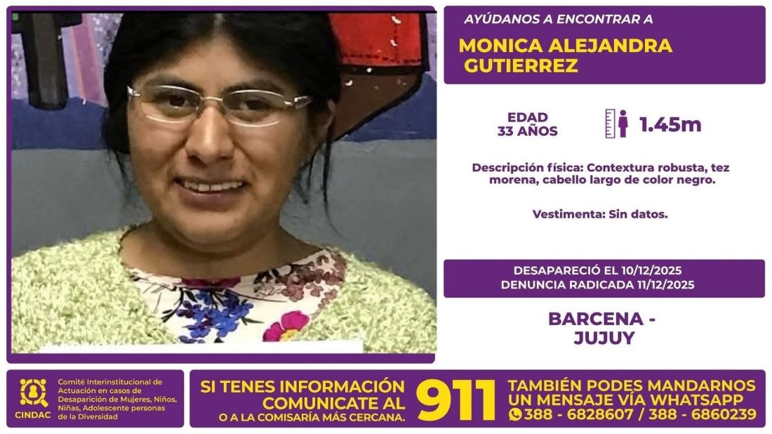 La abuela encontró el cuerpo de su nieta, desaparecida en diciembre de 2025
