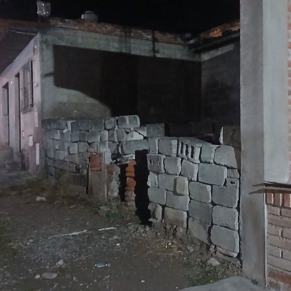 Vivienda donde se encuentra el cuerpo del hombre fallecido