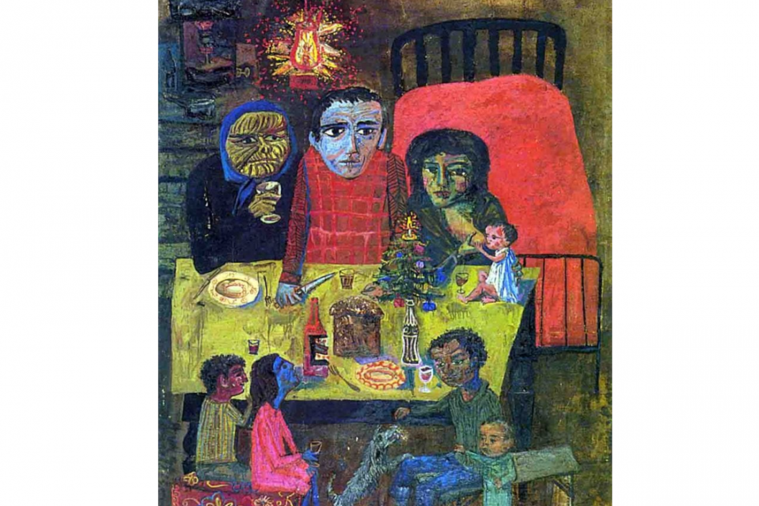 "La Navidad de Juanito Laguna", Antonio Berni