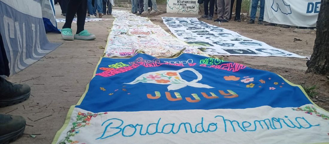 Taller “Bordando memoria. Derechos Humanos”, en el marco de la Feria del Libro