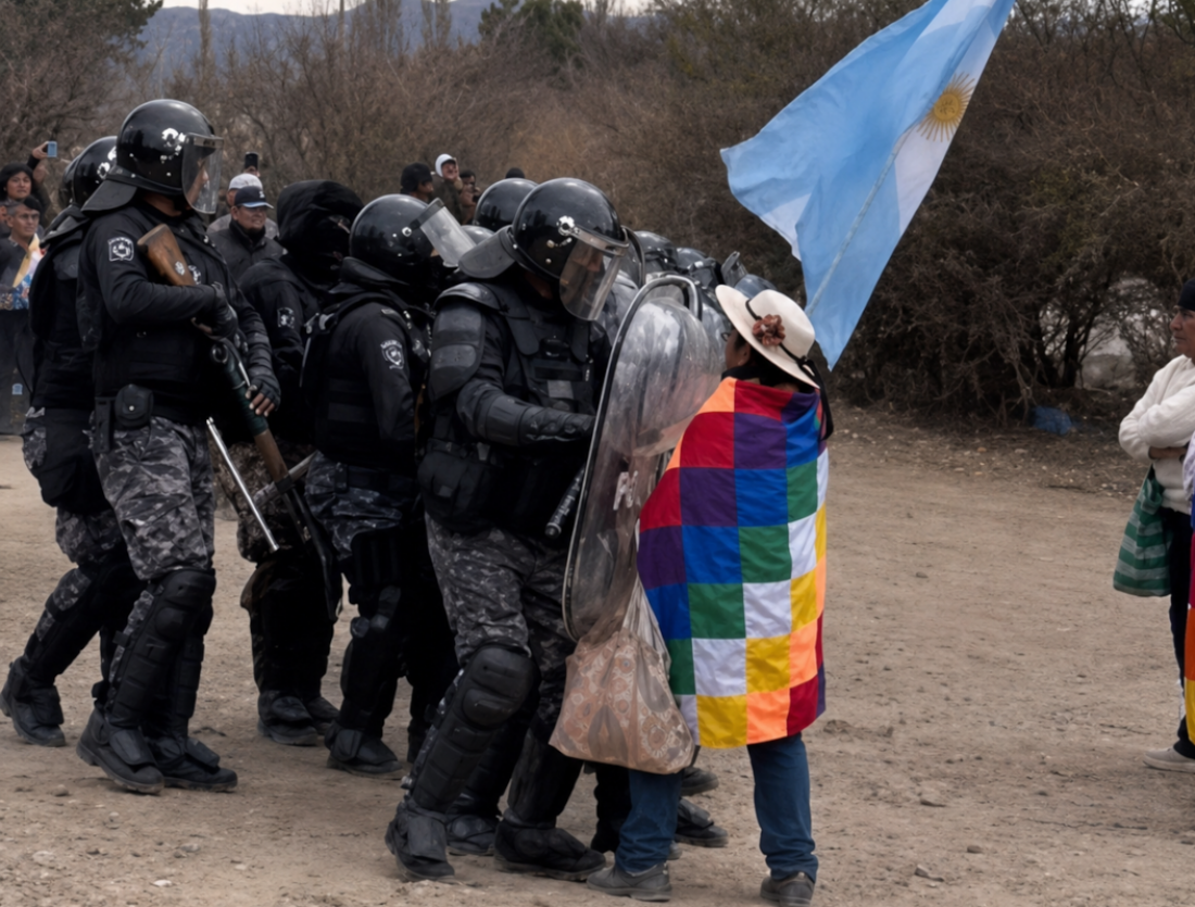 Represión, desalojo, detenciones y viviendas demolidas, otra vez en contra de una comunidad indígena