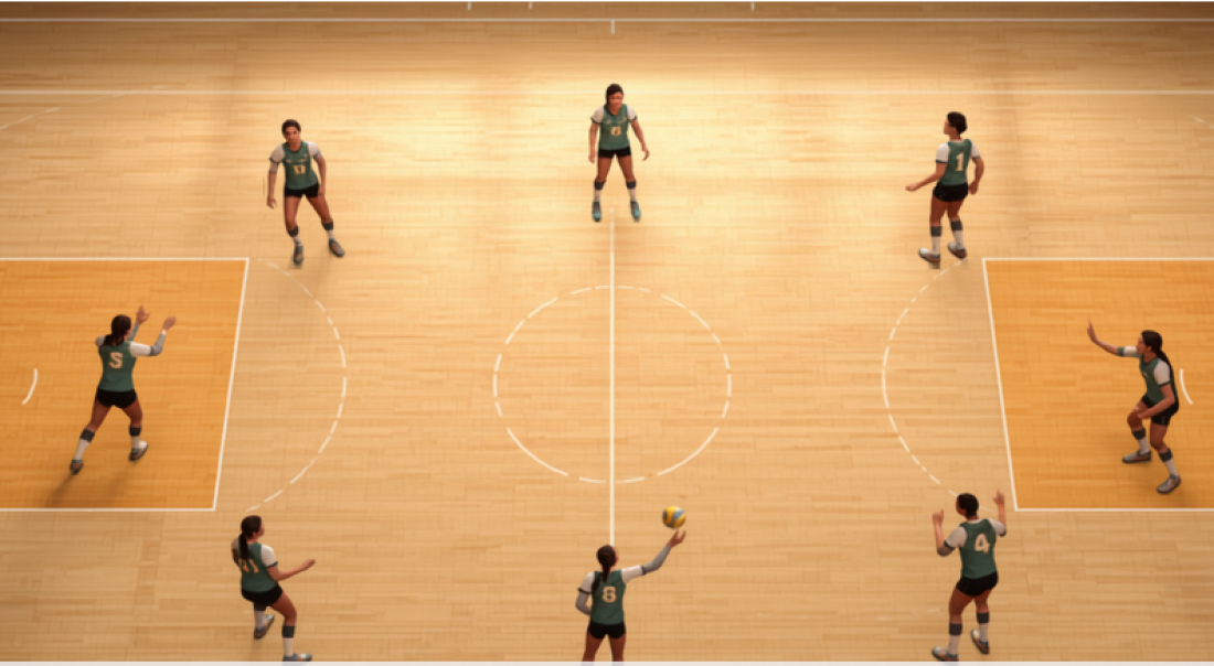 Por qué una rotación desfavorable puede provocar una serie de puntos perdidos en voleibol