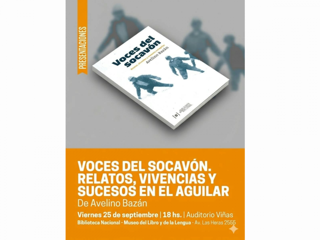Reeditan “Voces del Socavón”, el libro de Avelino Bazán