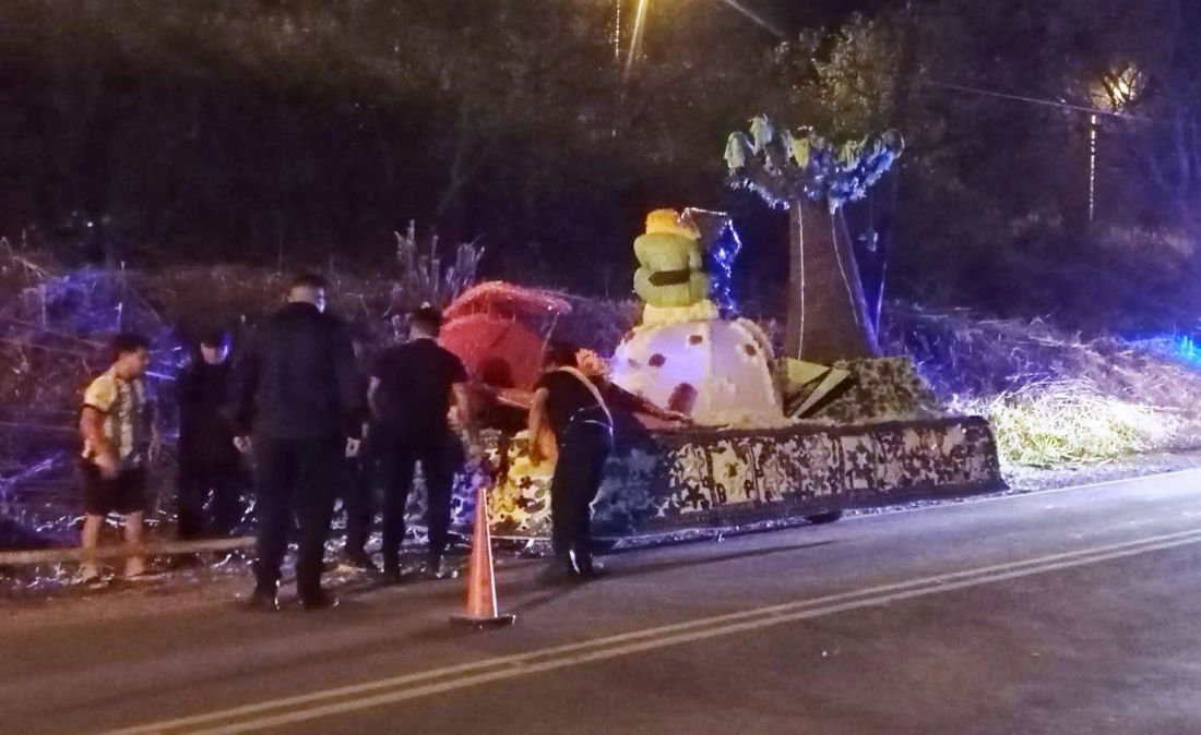 Dolor en medio de la FNE, un joven murió aplastado por una carroza